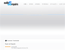 Tablet Screenshot of jsaudiorepairs.co.uk